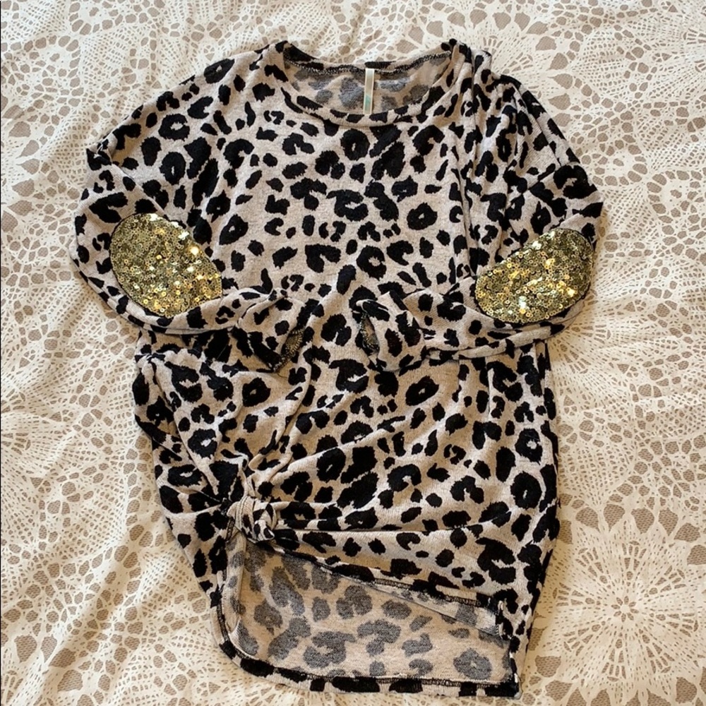 Leopard print tunic